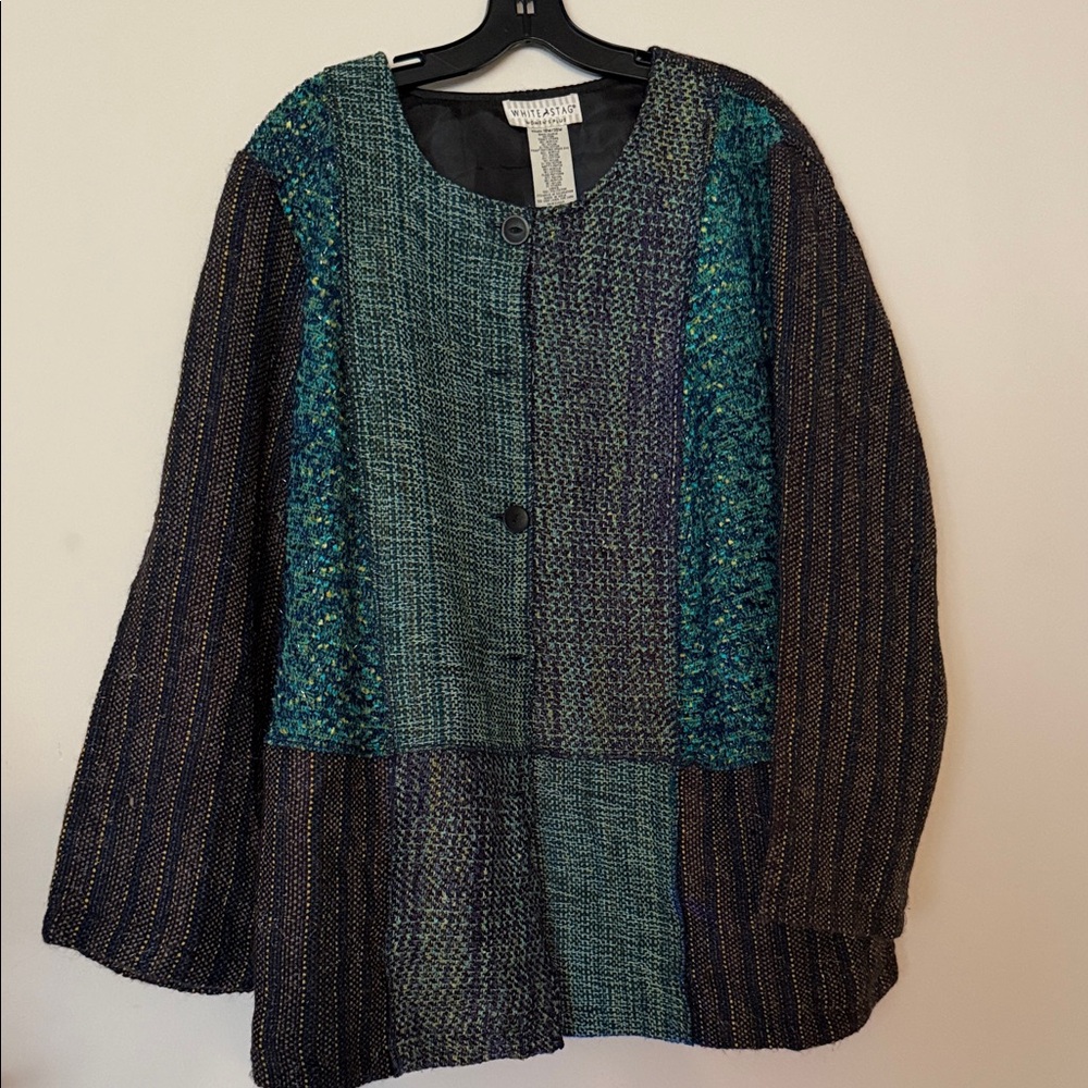 White Stag Multicolor Textured Jacket